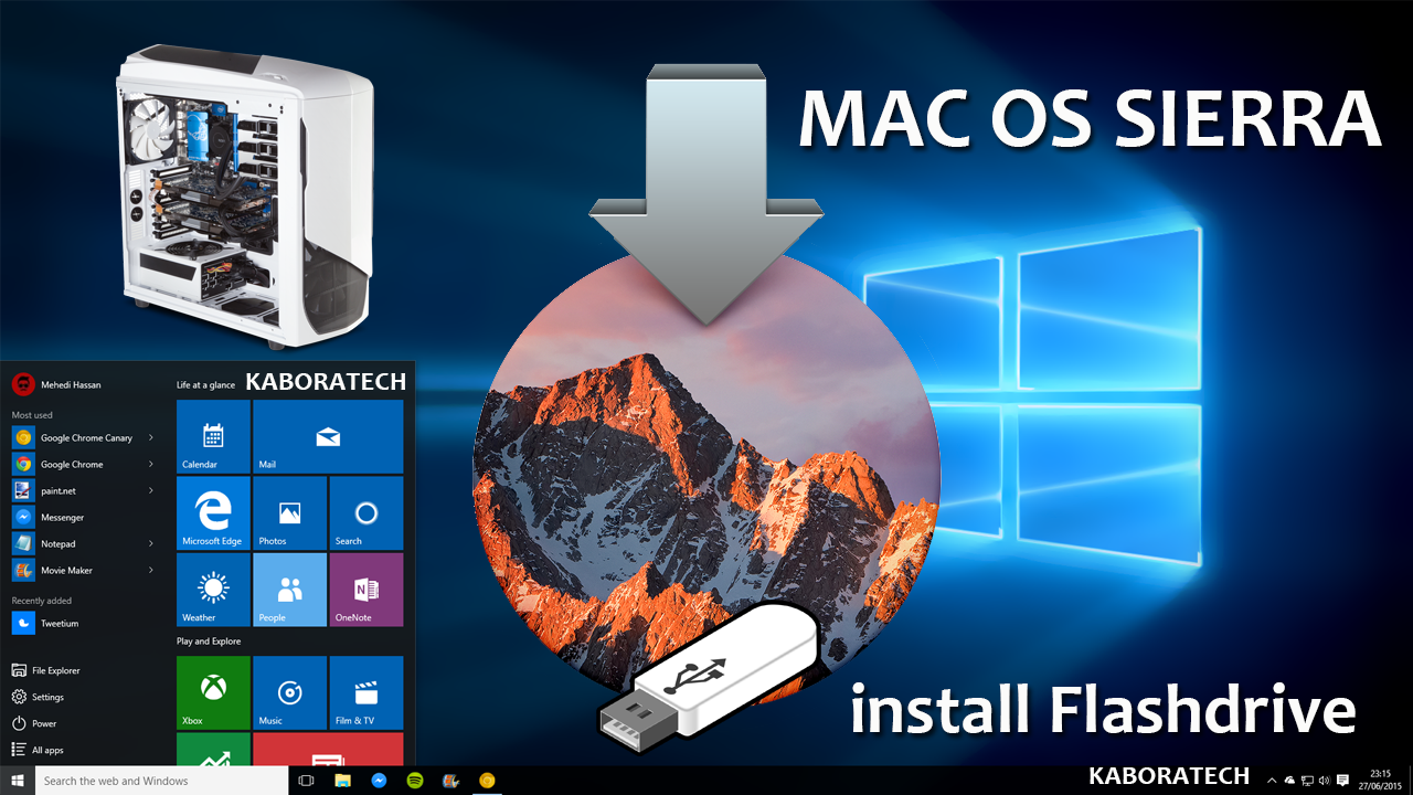 create elementary os bootable usb for mac in windows